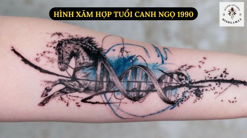 Hình Xăm Hợp Tuổi Canh Ngọ 1990