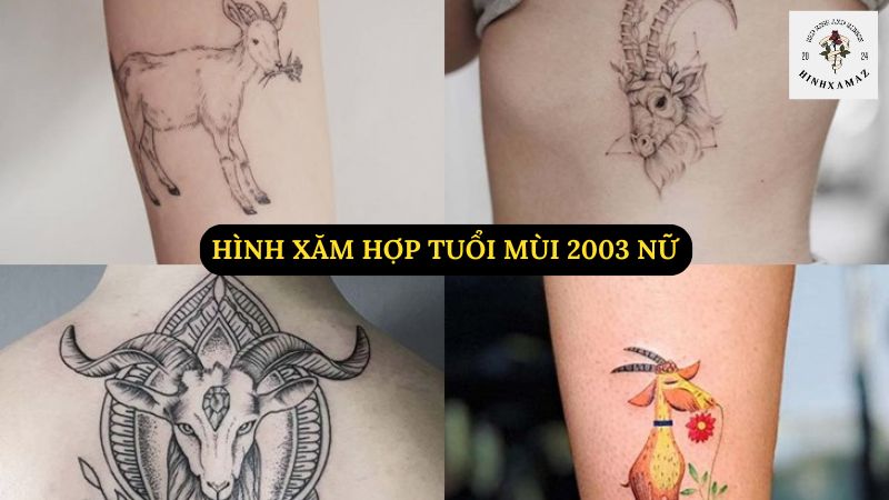 Hình xăm hợp tuổi Mùi 2003 nữ